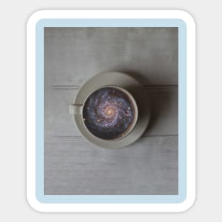 Galaxy Coffee Sticker